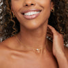 Solitaire Gold Pearl Necklace
